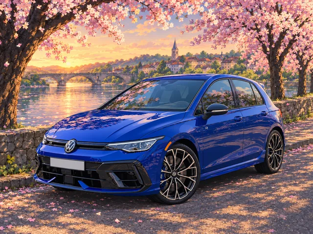 A car in the Cherry Blossom style
