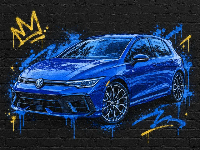 A car in the Graffiti style