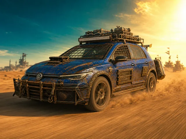 A car in the Apocalypse style
