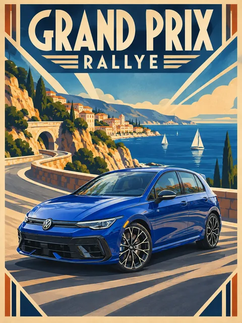 A car in the Grand Prix style