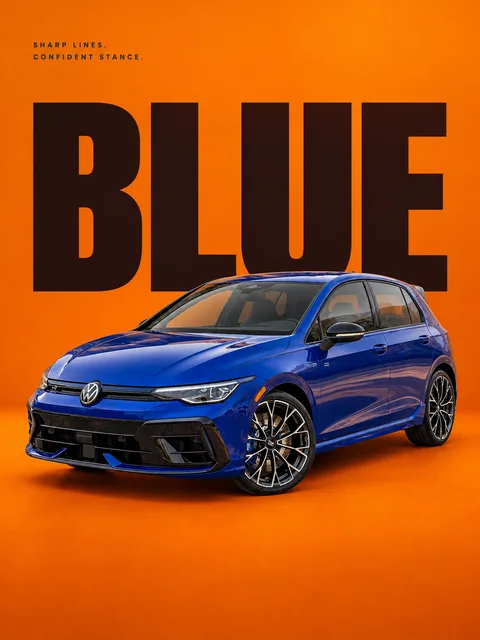 A car in the Studio Contrast style